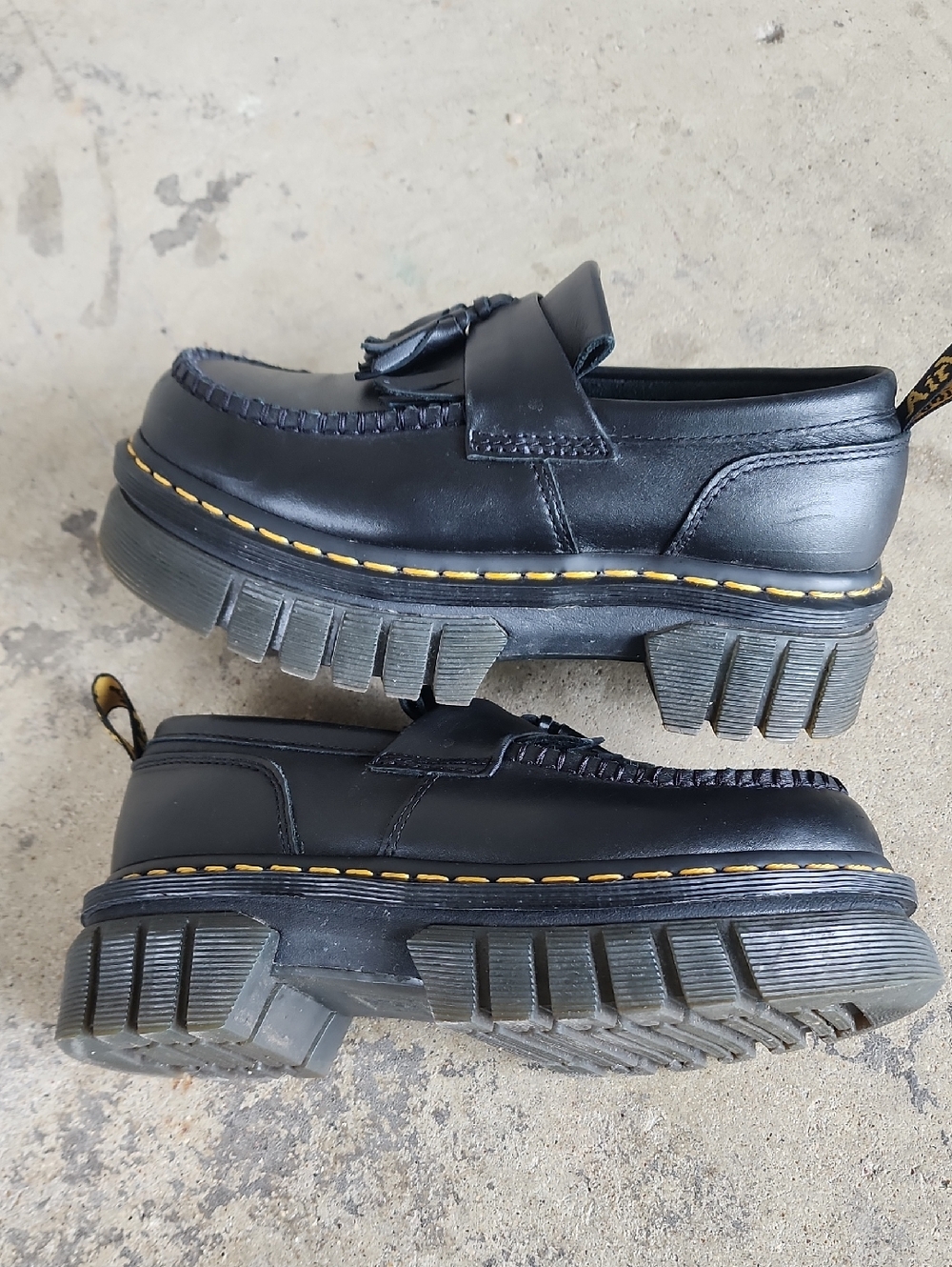Dr Martens Air Wair Audrick Platform Loafers Size 6 Used Twice